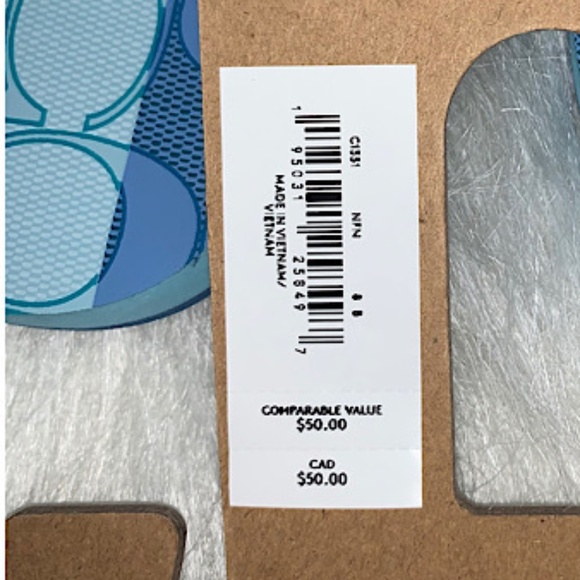 Coach Zak Striped Flip Flop - Picture 7 of 9